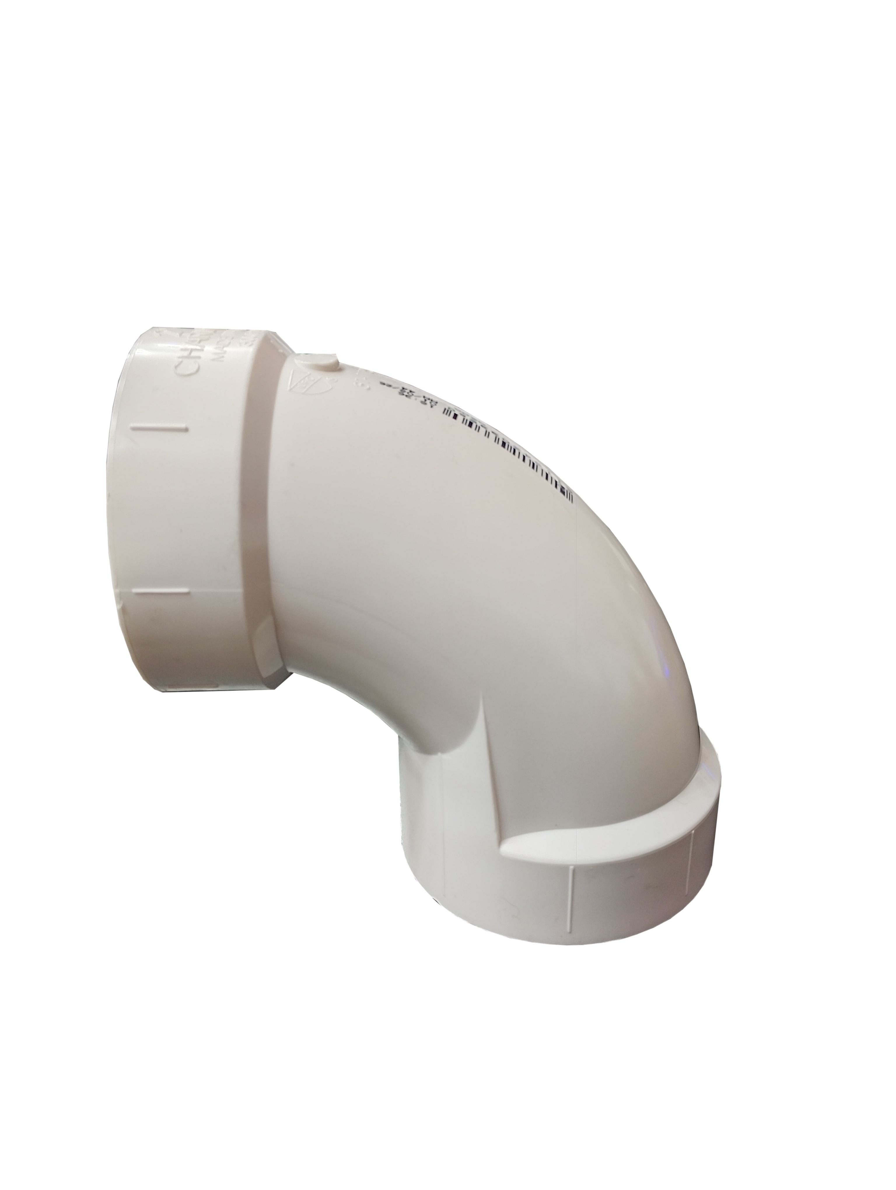 CODO DE PVC DWV CHARLOTTE DE 2" X 90°